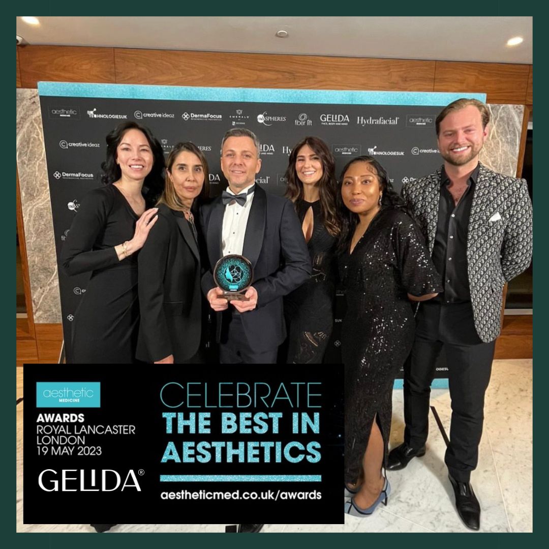 Winners of the London Aesthetics clinic of the year award